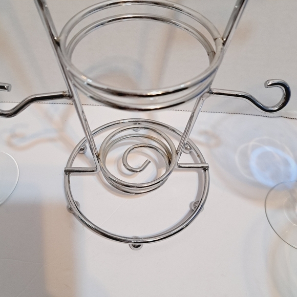 Hampton Forge Colored Glass Martini Bar Set Complete New - Picture 5 of 6